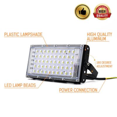 โรงงานจีน 50W IP65 โปรเจคเตอร์ภูมิทัศน์ถนนไฟ LED น้ำท่วม