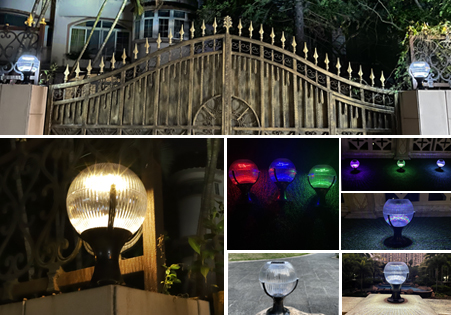 luxcurz ไฟ LED พลังงานแสงอาทิตย์หลากสีสำหรับตกแต่งสวนในบ้าน
